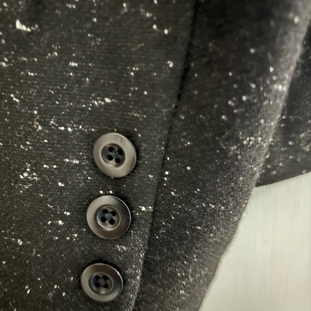 Halogen Black Textured Women's Blazer - Picture 5 of 7